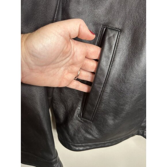 Men's Harley Davidson Leather Jacket 2XL Tall Biker Motorcycle Riding - Picture 2 of 14